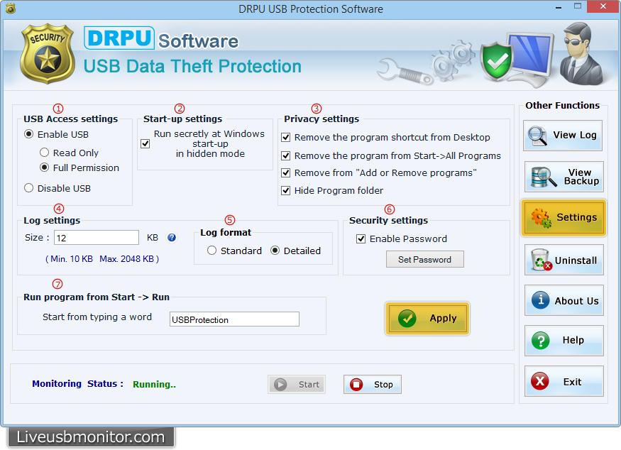 Software Settings