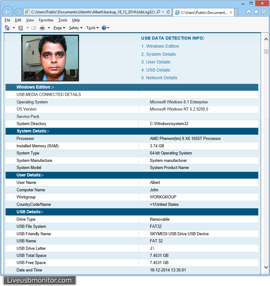 View Log in HTML file format View Log in HTML file format